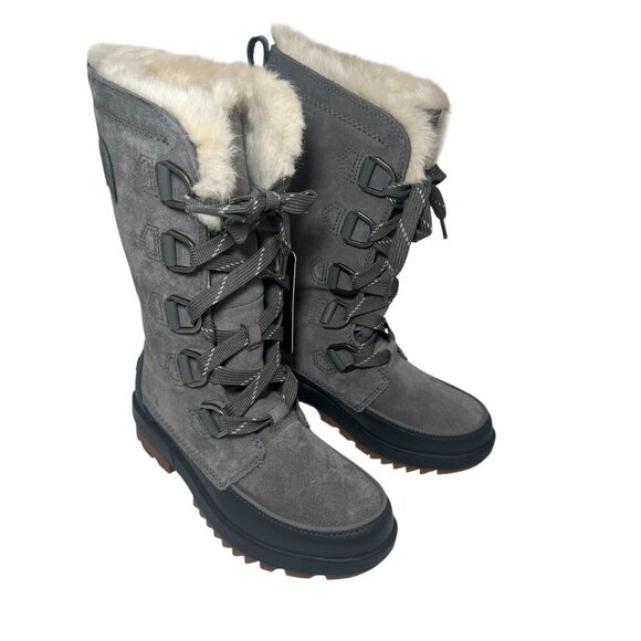 NEW Sorel Womens Torino™ II Tall Snow Boot Quarry Sz 6 Waterproof Suede Upper - Picture 4 of 9